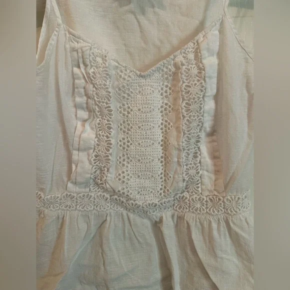 Loft bohemian crochet tank top - Picture 3 of 7